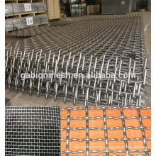 6mm opening black wire crimped wire mesh China supplier